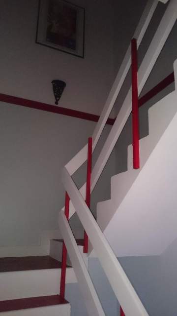 Travaux de peinture en cage d'escalier à Libourne